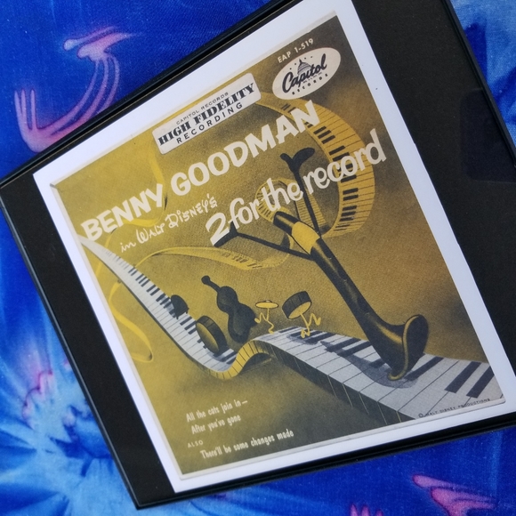 Benny Goodman Jazz Walt Disney Piano Wall Decor Capitol Records Los Angeles - Picture 5 of 5